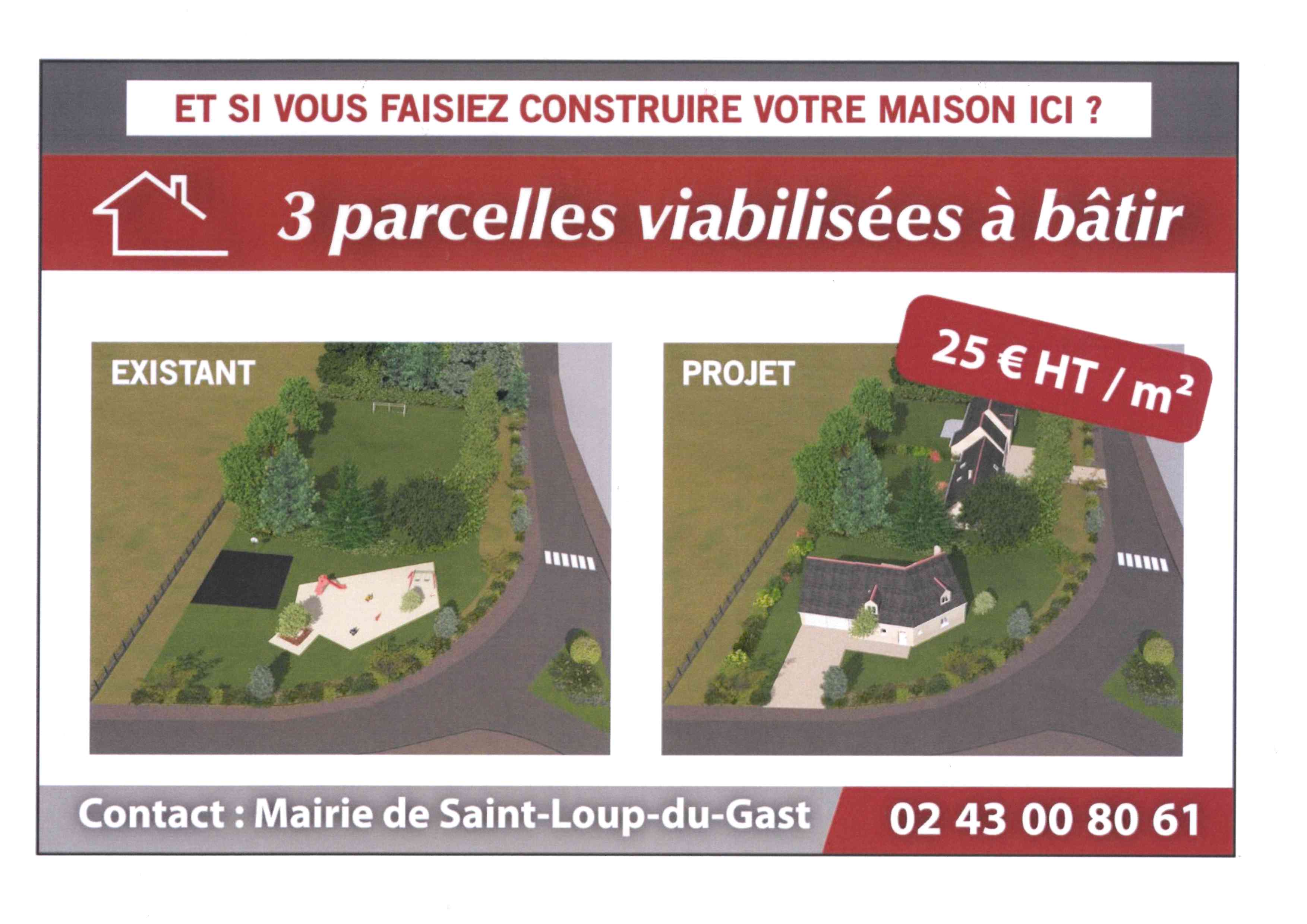 panneau parcelles à vendre